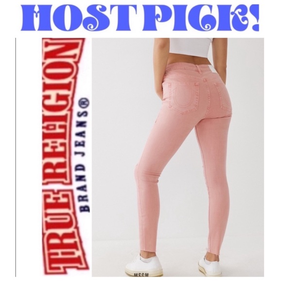 True Religion Halle Mid Rise Distressed Paloma Skinny Jeans NWT - Picture 1 of 16